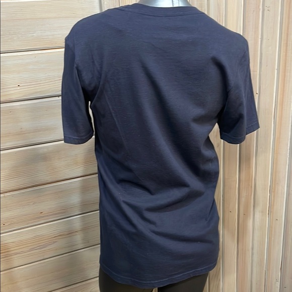 Adidas Blue and White Short Sleeve Tee with Iconic Logo - Picture 3 of 4